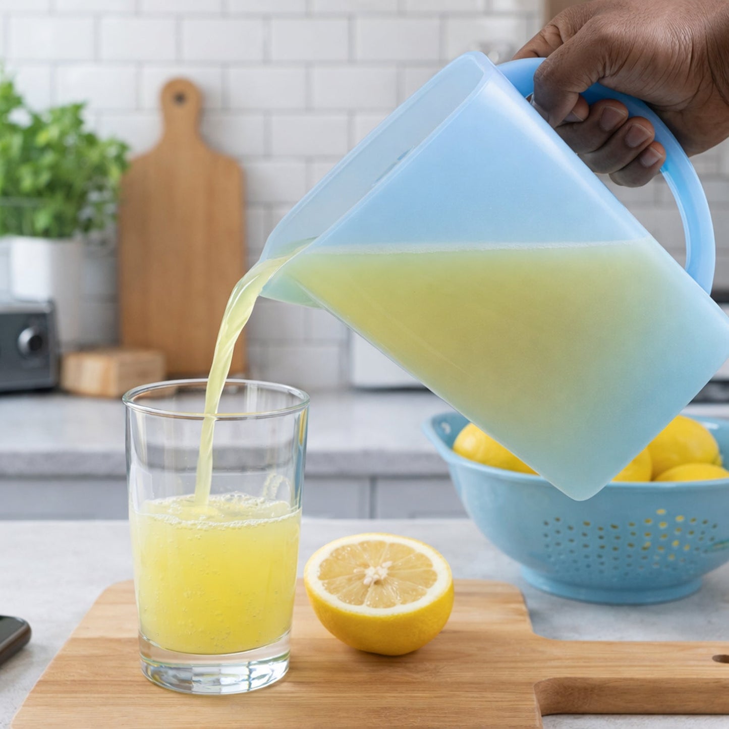Summer drink serving jug