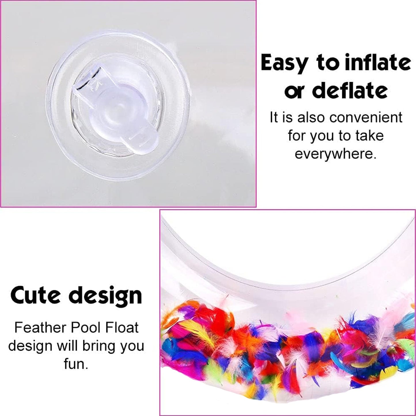 Swim Ring, For Adults, , For Water Play,  Swimming, Women's, Men's (1 Pc)