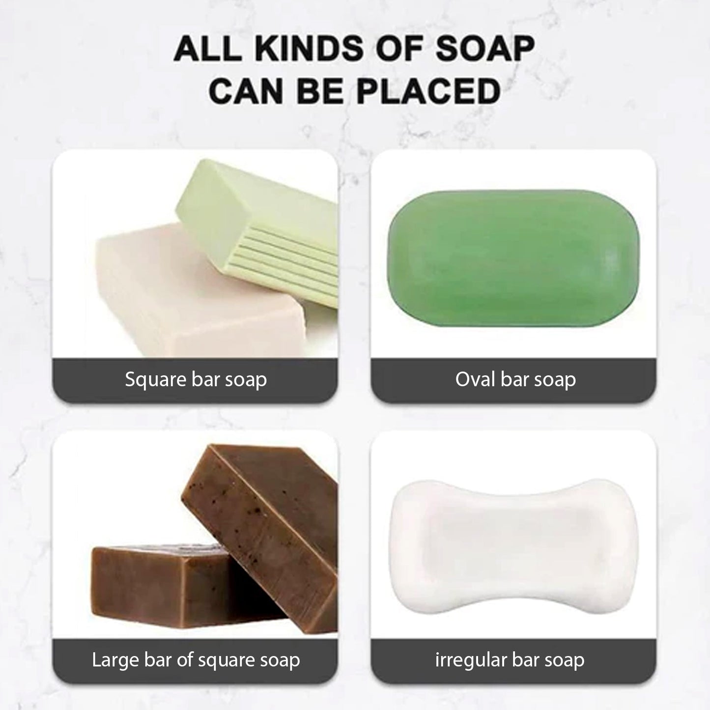 Soap Dish Wall Mounted Soap Dish No Drilling Soap Holder