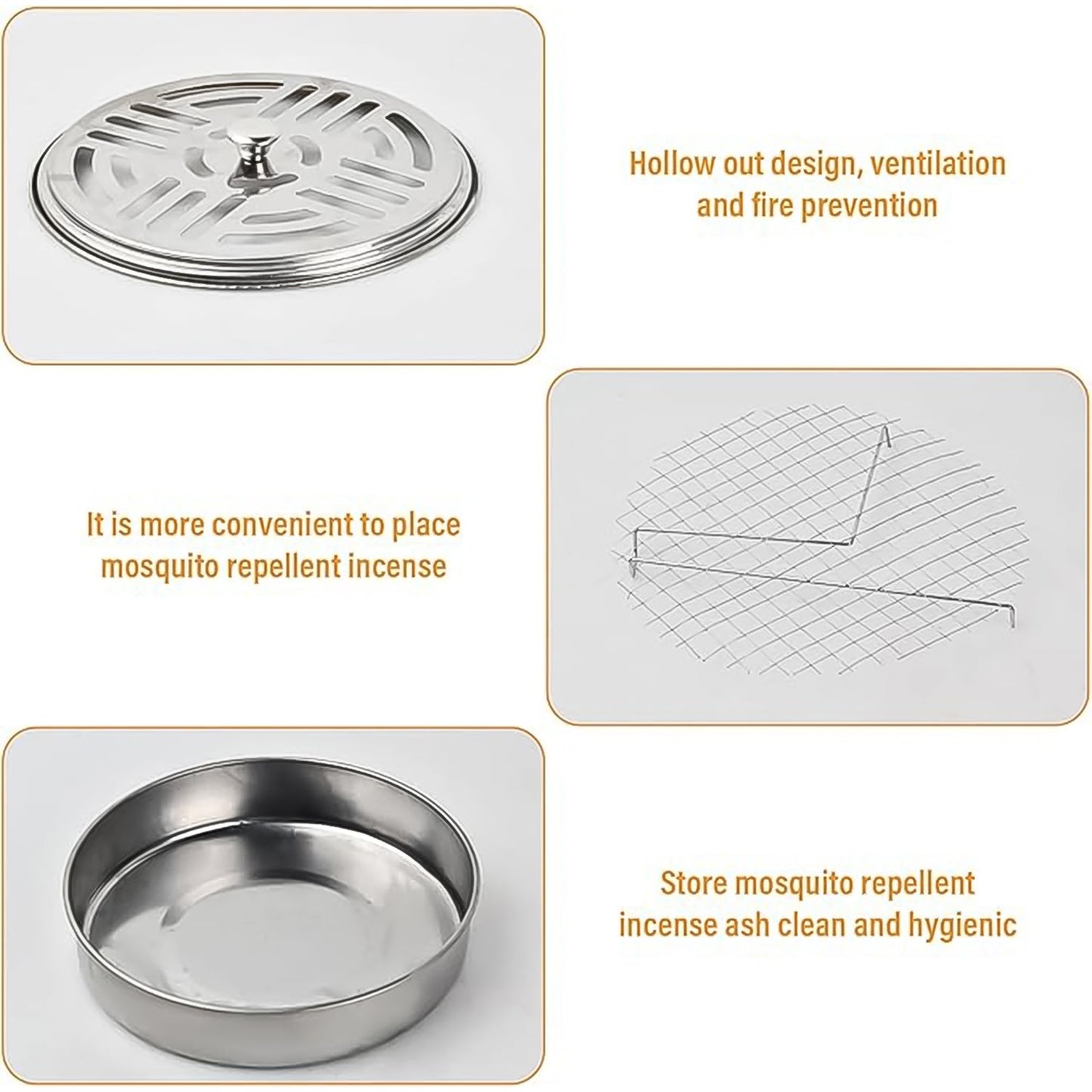 Decorative Mosquito Coil Holder Mosquito Coil Container,  for Home Patio