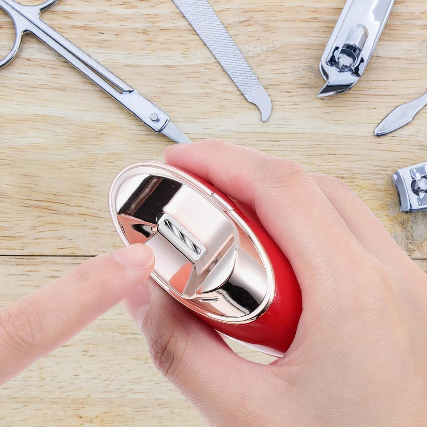 Electric Nail Clipper & File – Safe Automatic Trimmer for Baby & Adult
