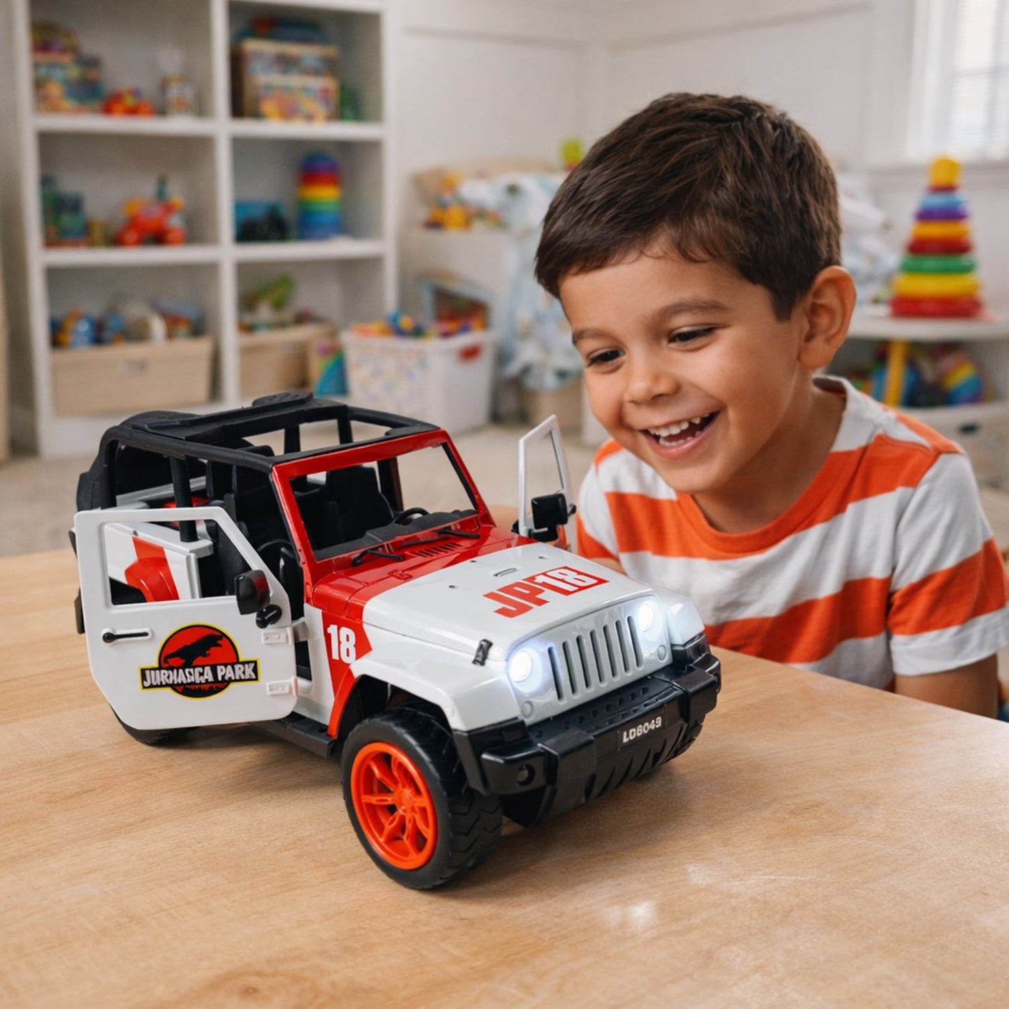 kids dinosaur jeep toy car off road style