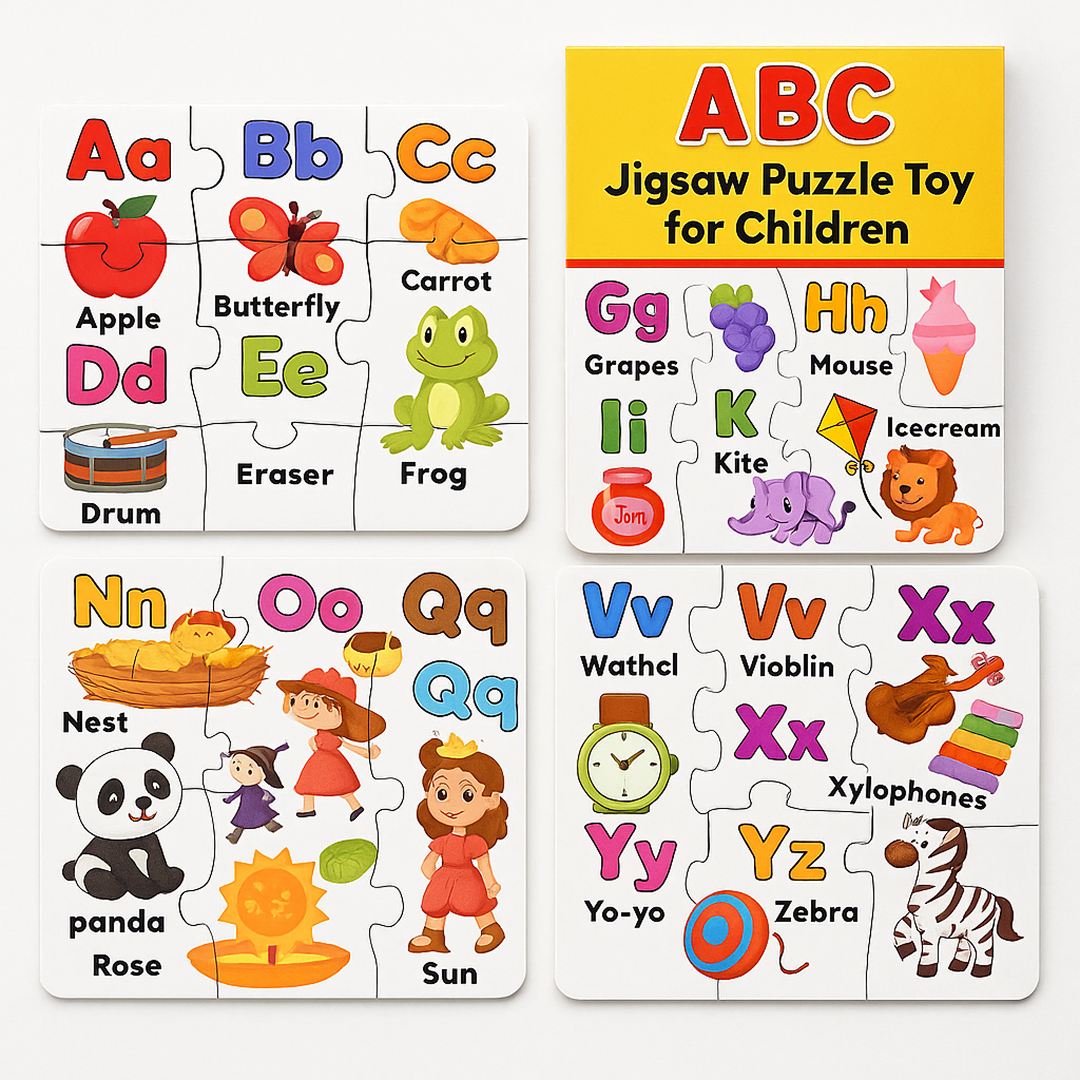 The House Kart Jigsaw Puzzle Toy for Children (4-Pcs Pack)