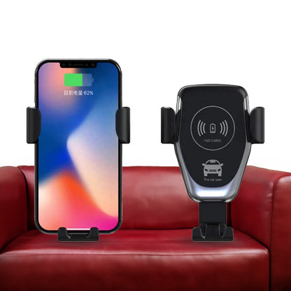 Car Phone Holder Wireless Car Charger 10W Qi Fast Charging Car Charger
