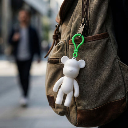 Cute Bear Shape Decorative Keychain (1 Pc)