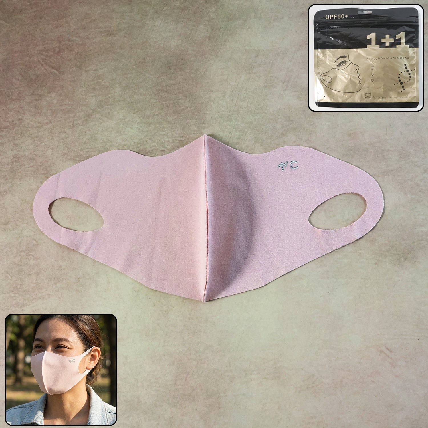 Hyaluronic acid face mask