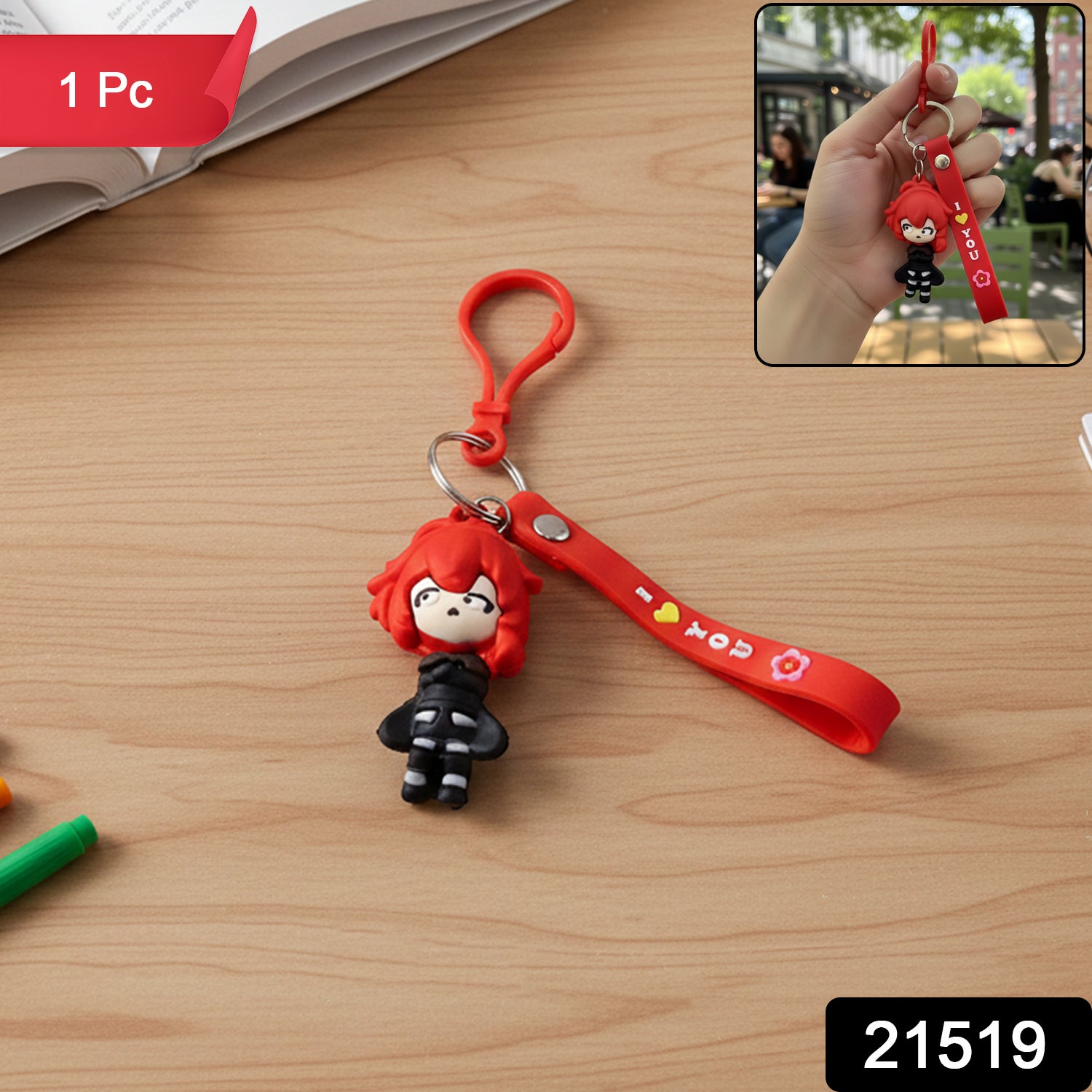 Cartoon Figure Key